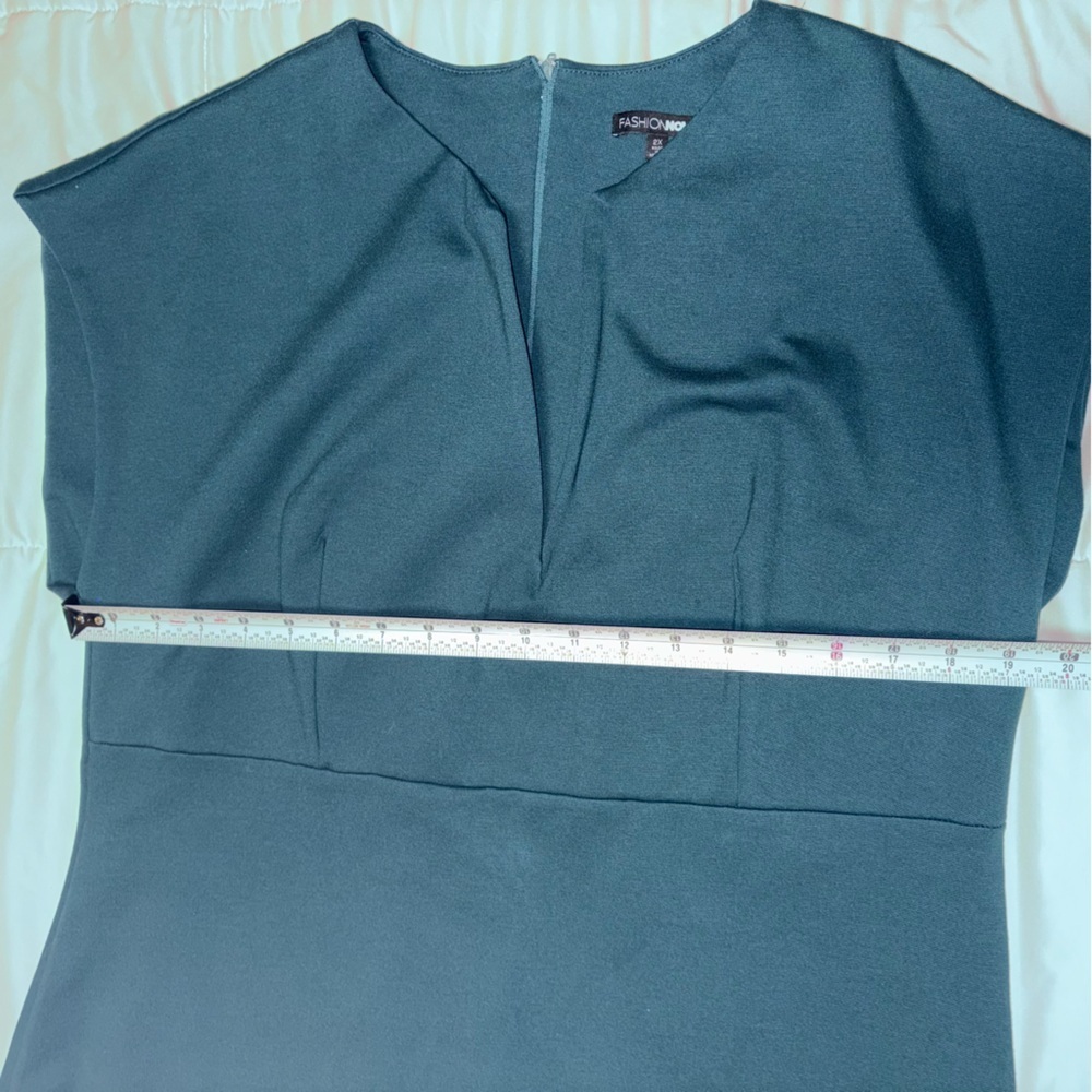 2X FASHION NOVA CEO Moves Cap Sleeve Midi Dress Date Night Career Minimalist - Picture 9 of 12
